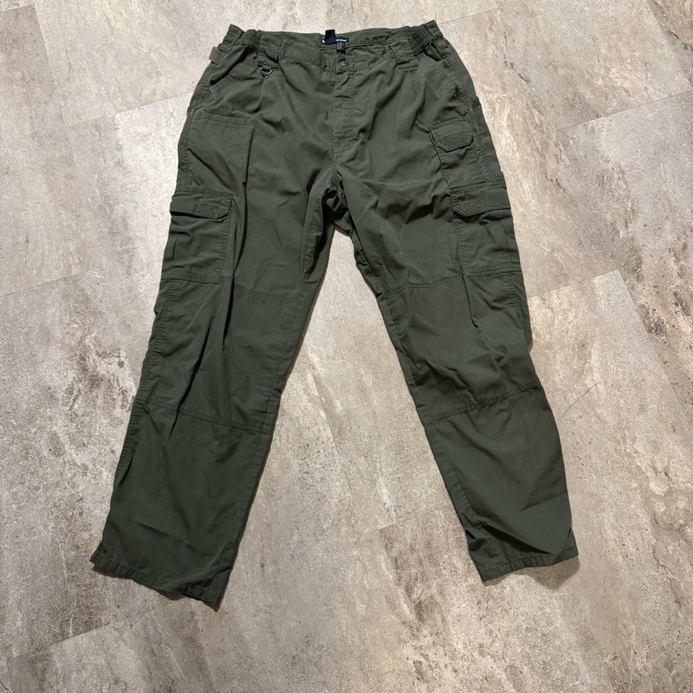 5.11 Tactical Men's Green Cargo Pants